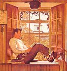 Norman Rockwell Willie Gillis in College painting